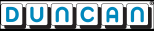 Het logo van Duncan.