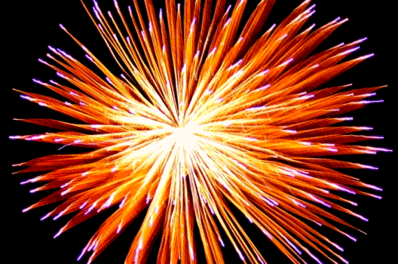 Afbeelding van vuurwerk.